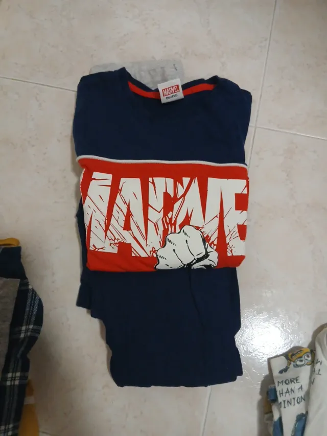 Lote 6 Pijamas Manga Larga Tex Talla 10-12