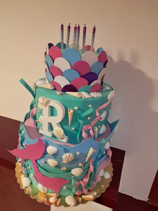 Torta Sirenetta 3 piani