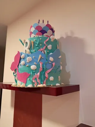 Torta Sirenetta 3 piani