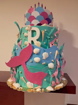 Torta Sirenetta 3 piani