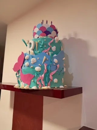 Torta Sirenetta 3 piani