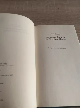 Libro La oscura historia de la prima Montse.