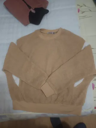 Sudadera Beige,azul,rosaTalla M