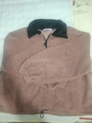 Sudadera Beige,azul,rosaTalla M