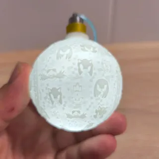 Bola Navidad Litofanía Sonic