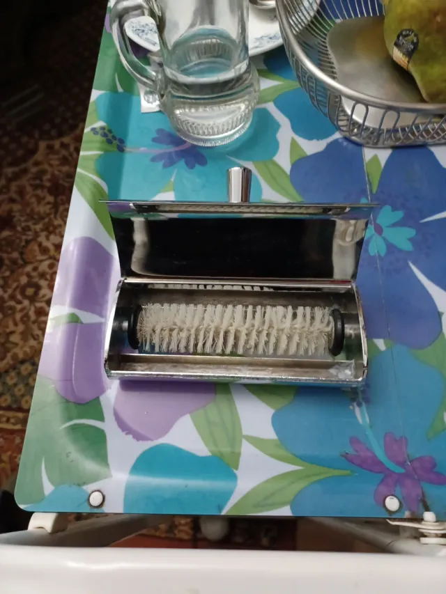 Recoge migas de acero inoxidable