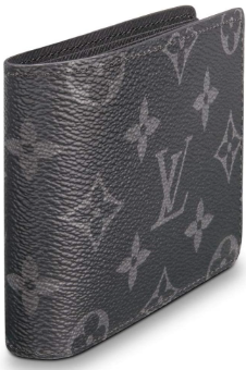 Billetera Louis Vuitton Negra Monogram. (REAL)