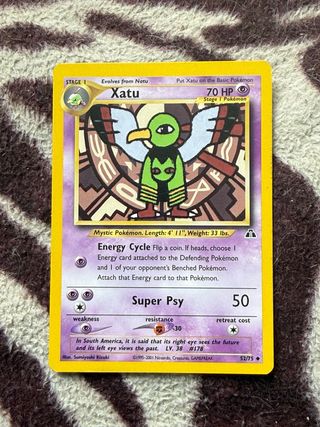 Xatu Neo Discovery 52/75 Carta Pokémon