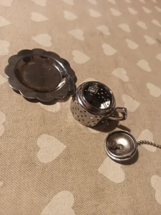 Infusor de infusiones + platito