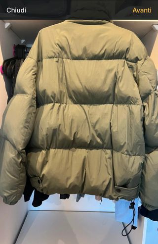 Chaqueta acolchada Diesel verde