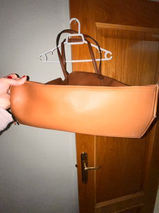 Bolso Prüne Cuero Marrón