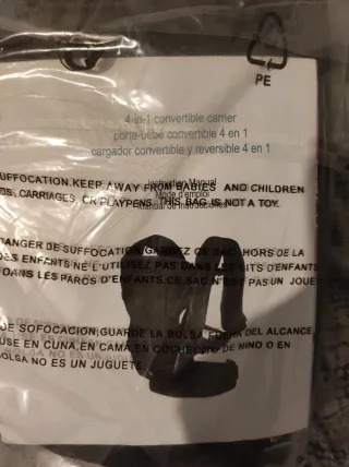 Marsupio Porta Bebè Convertibile 4 In 1