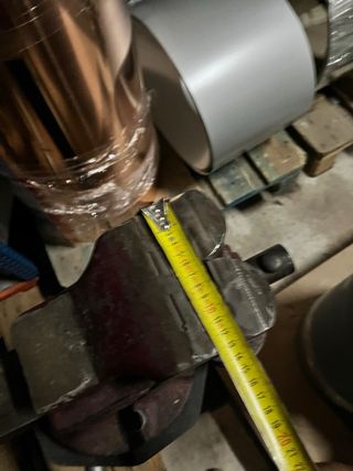 Tornillo de herrero antiguo