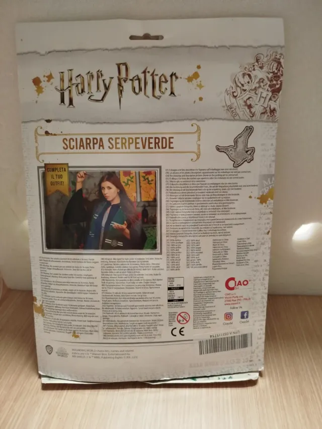 Bufanda Harry Potter Slytherin