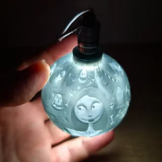 Bola Navidad Litofania Pesadilla antes de Navidad