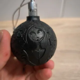 Bola Navidad Litofania Pesadilla antes de Navidad