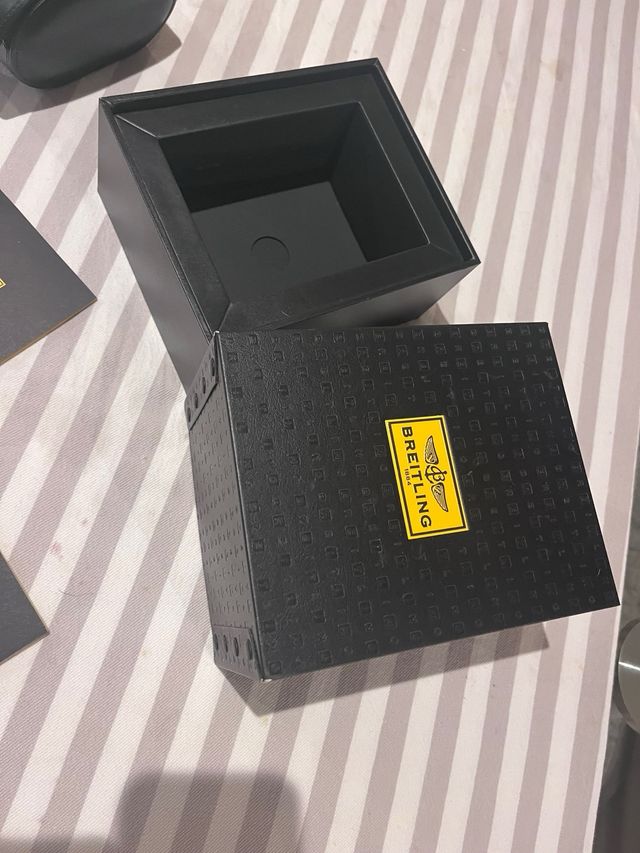 Breitling Manuales y Tarjetero Negro