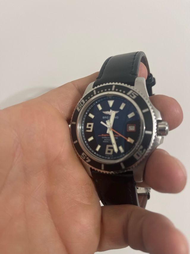 Breitling Manuales y Tarjetero Negro