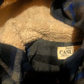 Chaqueta de cuadros con capucha