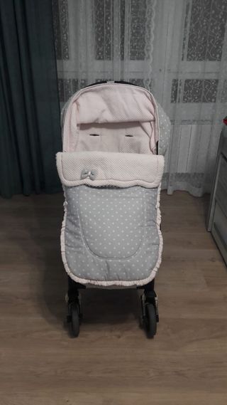 Bugaboo Camaleón gris y rosa