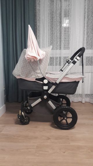 Bugaboo Camaleón gris y rosa