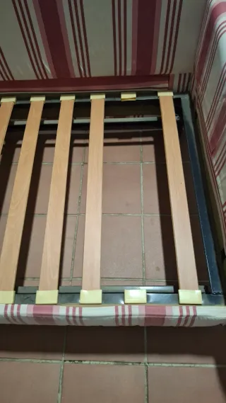 Sofá Cama Tapizado Rayas
