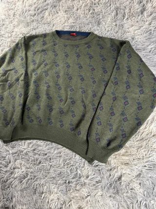 Maglione vintage 40% lana vergine - L