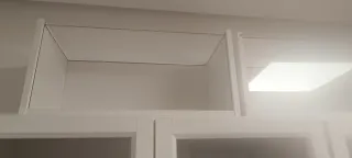 2 Vetrine Ikea BRÄNNBOLL Bianche