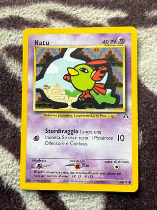 Natu Neo Discovery 59/75 Carta Pokémon