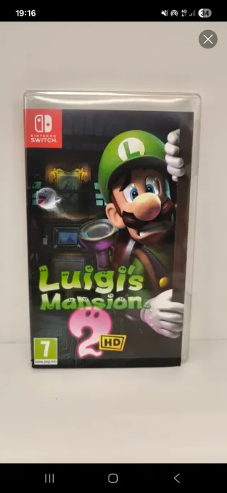 Luigi's Mansion 2 HD Nintendo Switch. Tarjeta