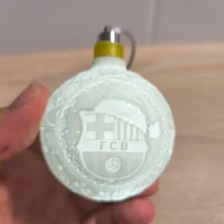 Bola Navidad Litofania FCB