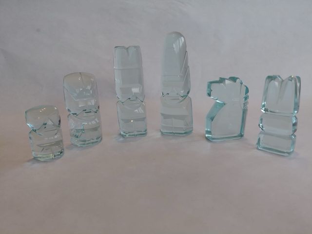 Scacchi di Onice, Ossidiana e Cristallo