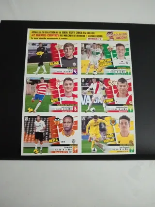 5 lamina Liga 13-14 Mercado Invierno actualización