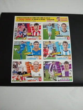 5 lamina Liga 13-14 Mercado Invierno actualización