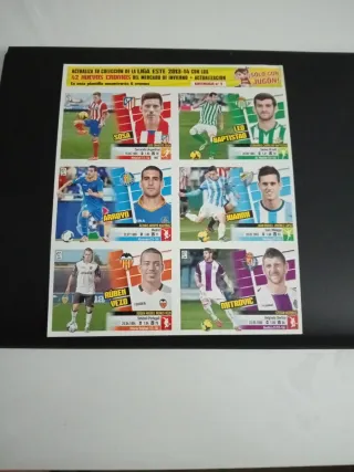 5 lamina Liga 13-14 Mercado Invierno actualización