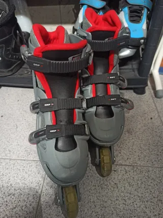 Patines con ajuste GRIP y SOFT