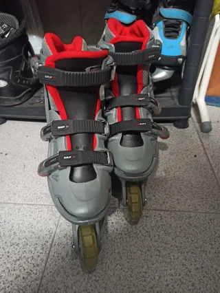 Patines con ajuste GRIP y SOFT