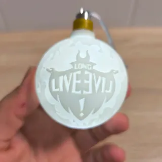 Bola Navidad Litofania Maléfica