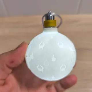 Bola Navidad Litofania Maléfica