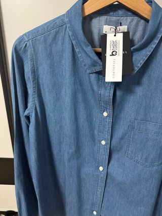 Camisa vaquera Cortefiel mujer Talla M