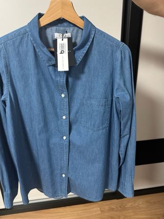 Camisa vaquera Cortefiel mujer Talla M