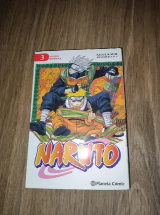 Lote de 3 comic Naruto