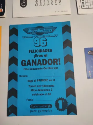 Micromachines Turbo Tournament '96 Megadrive