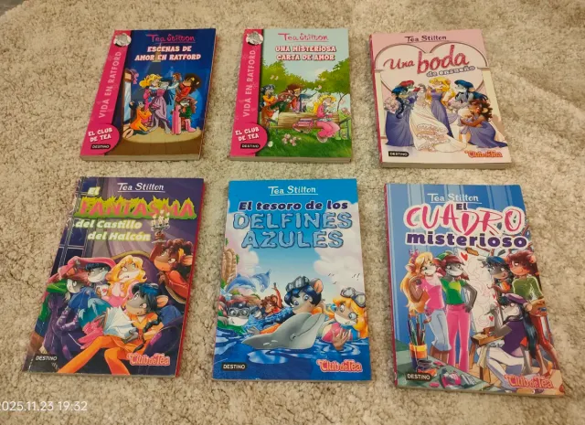 Lote de libros del Club de Tea