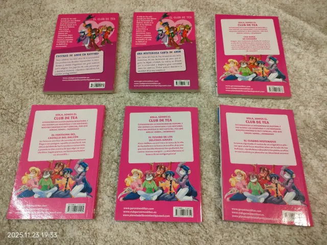 Lote de libros del Club de Tea