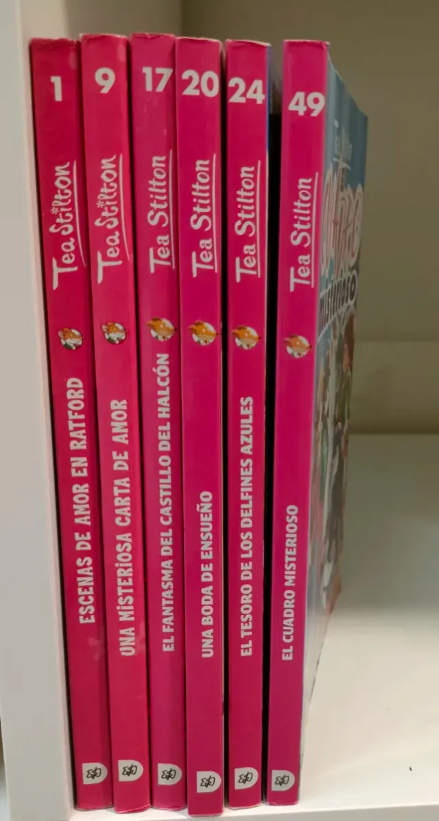 Lote de libros del Club de Tea