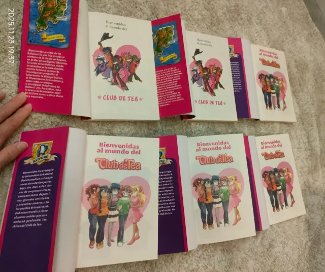 Lote de libros del Club de Tea
