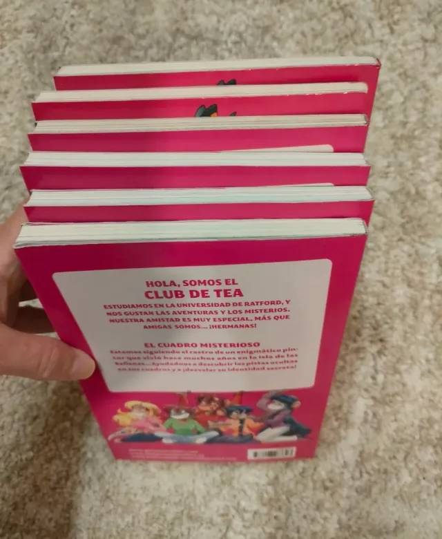 Lote de libros del Club de Tea