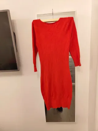 Vestido rojo talla única