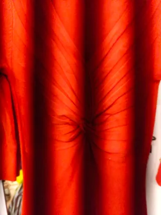 Vestido rojo talla única